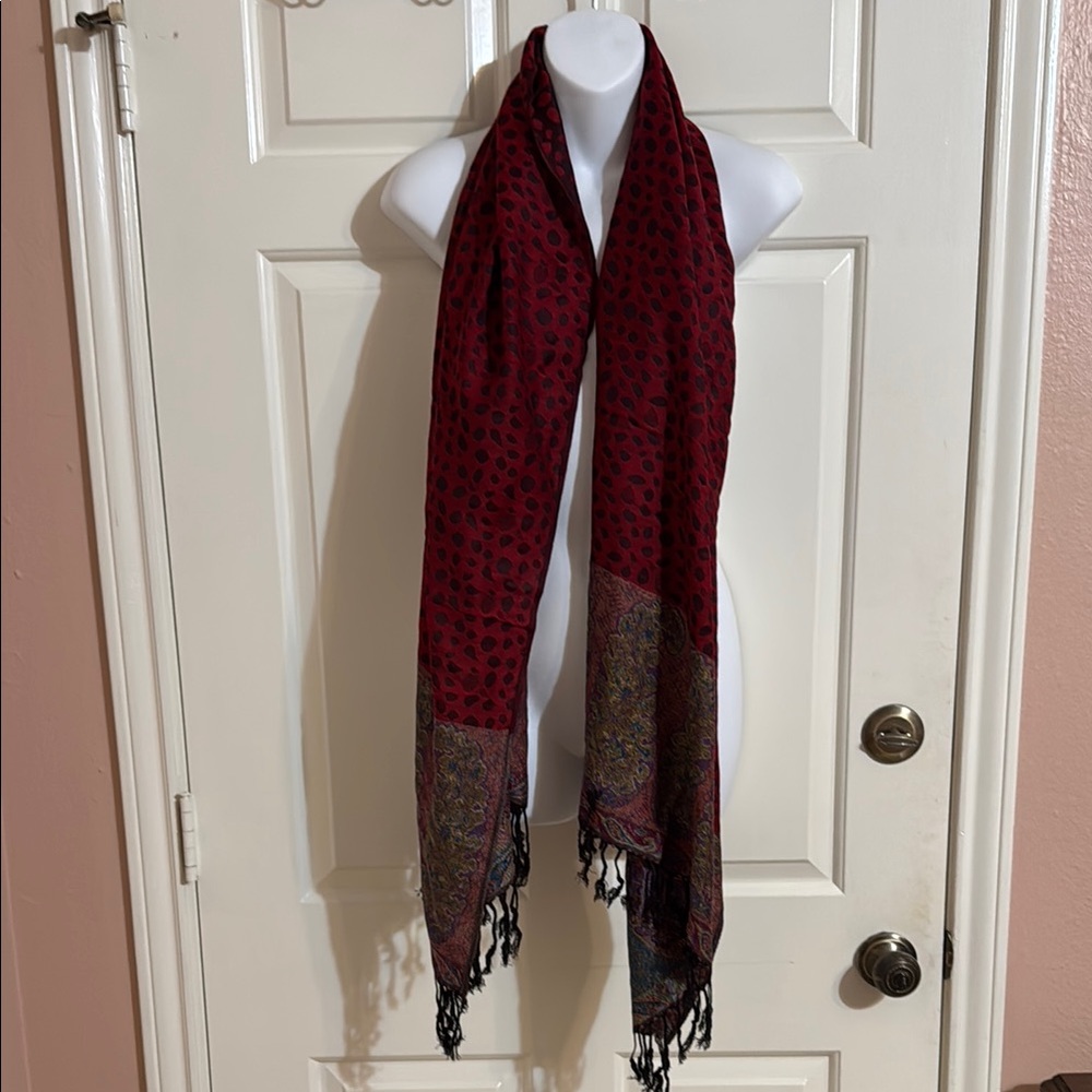 Pashmina Multicolor Patterned Scarf